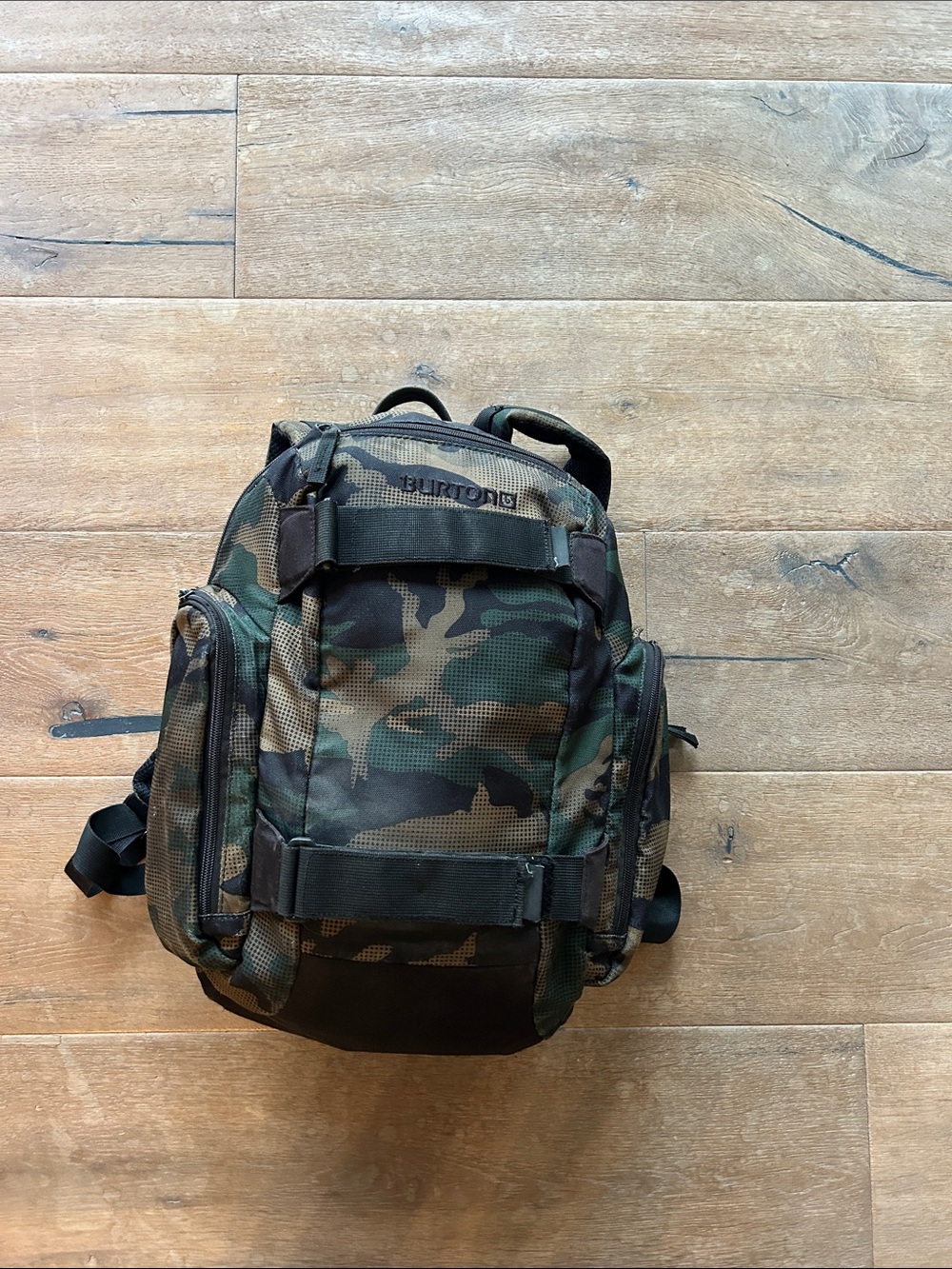 Burton Camo Backpack in Green and Brown